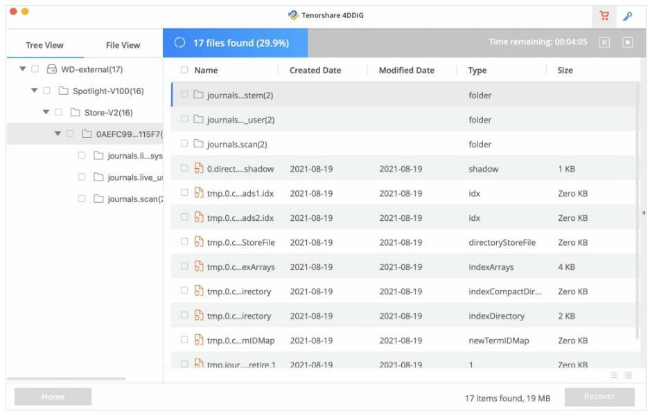 Hard Drive Data Recovery - Tenorshare 4DDiG Mac Data Recovery